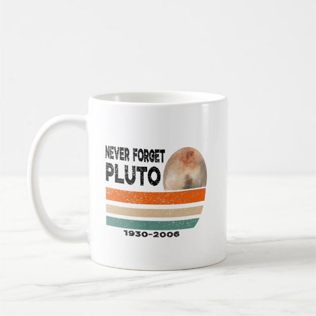 Caneca De Café Plutão Planet Funny Gift Souvenir (Esquerda)