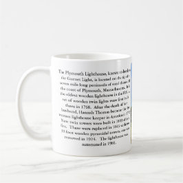 Caneca De Café Plymouth Lighthouse, o Gurnet, Massachusetts Mug