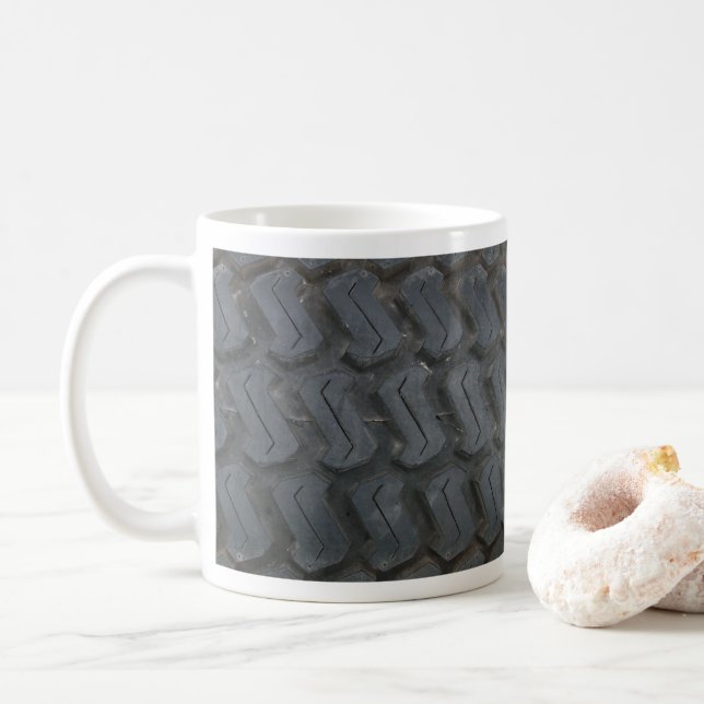 Caneca De Café Pneu-Pneu (Com Donut)