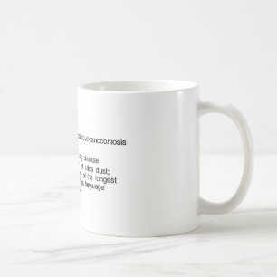 Caneca De Café Pneumonoultramicroscopicsilicovolcanoconiosis