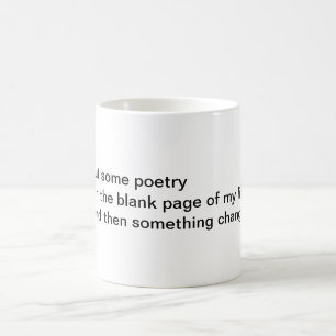 Caneca De Café Pnha alguma poesia