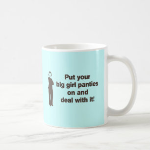 Caneca De Café Pnha seus calcinhas grandes da menina sobre e