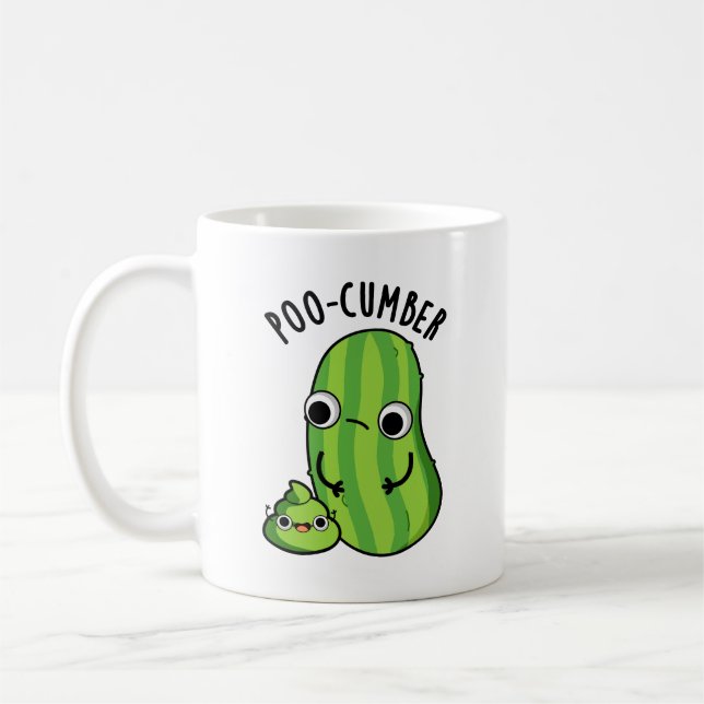 Caneca De Café Pó de pepino sossegado (Esquerda)