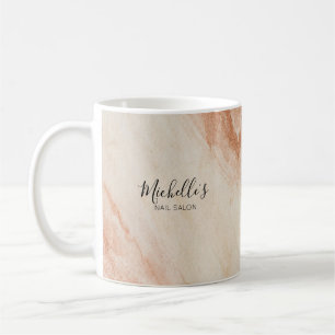 Caneca De Café Pó marrom empoeirado chique