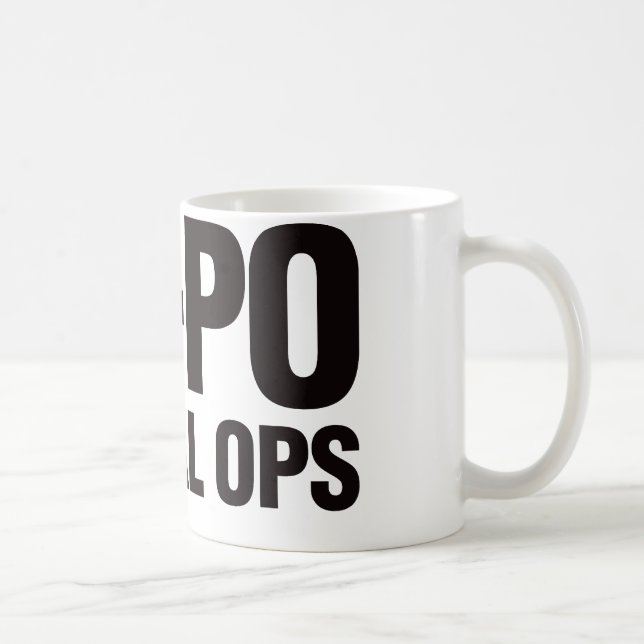 Caneca De Café Po-Po Special Ops (Direita)
