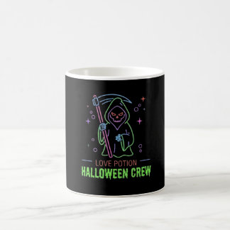 Caneca De Café Poção de Amor Equipe de Halloween Neon Assustador