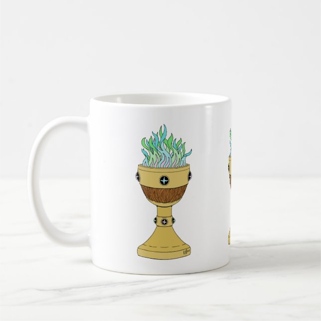 Caneca De Café Poção mágica em Mazer e Chalice Combo (Esquerda)