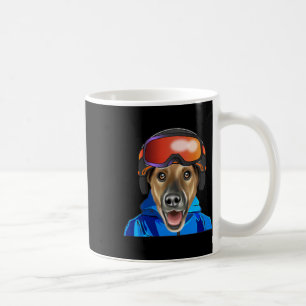Caneca De Café Pocket de Snowboard com Raposa Suave com Escória