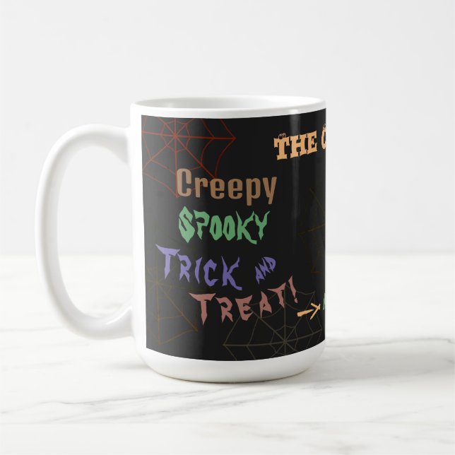 Caneca De Café Poções Mágicas de Halloween Assombradas Personaliz (Esquerda)