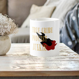Caneca De Café Podcast do Crime Verdadeiro
