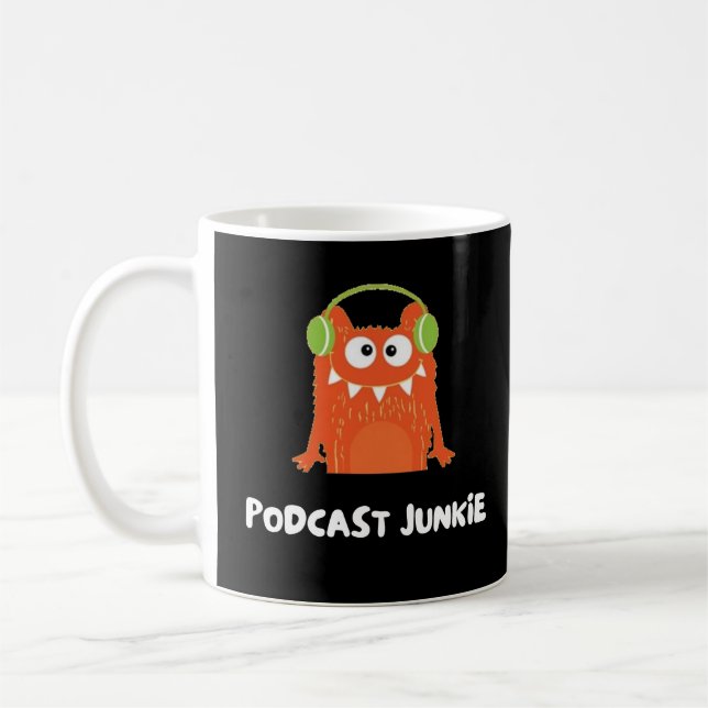 Caneca De Café Podcast junkie (Esquerda)