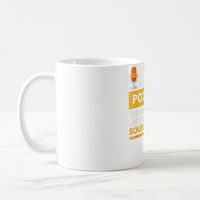 Caneca De Café Podcaster Host Expert I Make Podcasts (Esquerda)