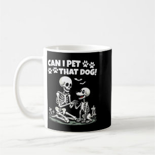Caneca De Café Pode Fazer Carinho Nesse Cachorro Esqueleto Engraç