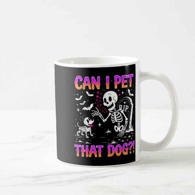 Caneca De Café Pode Fazer Carinho Nesse Cachorro Roupa de Esquele (Direita)