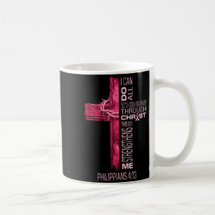 Caneca De Café Pode Fazer Coisas Através do Câncer de Mama Cristo