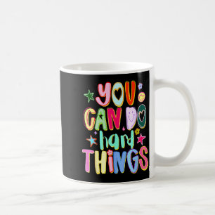 Caneca De Café Pode fazer coisas difíceis consciência do autismo