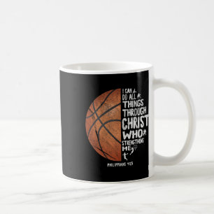 Caneca De Café Pode Fazer Tudo Através Do Cristo Philippians 413