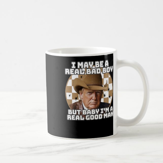 Caneca De Café Pode Ser Um Menino Mau Mas Ba1 (Direita)