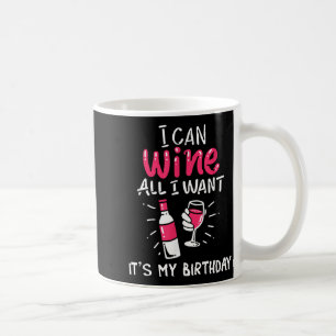Caneca De Café Pode Vinho Quero Aniversário Citação de Presente E