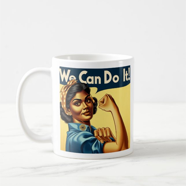 Caneca De Café Podemos fazê-lo - Indiano Rosie, o Ribeirão (Esquerda)