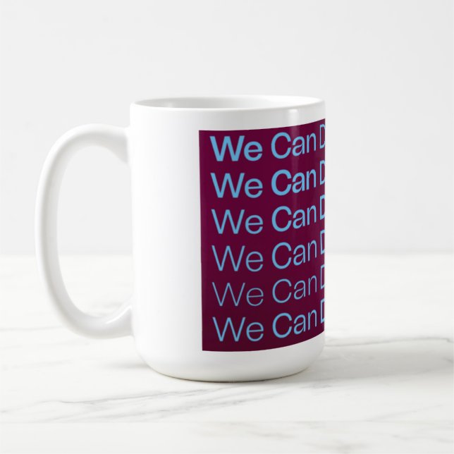 Caneca De Café Podemos Fazer Coisas Duros Podcast Mug (Esquerda)