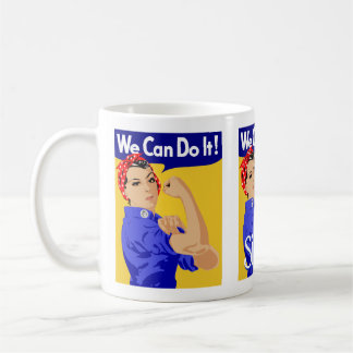 Caneca De Café Podemos Fazer Isso Irmã Mulher Amarelo Amarelo