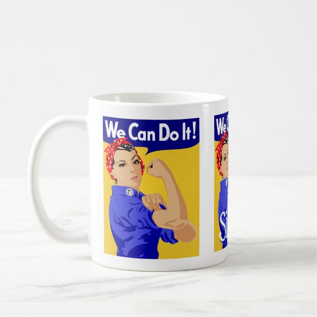 Caneca De Café Podemos Fazer Isso Irmã Mulher Amarelo Amarelo (Esquerda)