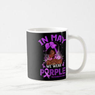 Caneca De Café Podemos Vestir Mulheres Negras Roxas Fibromialgia