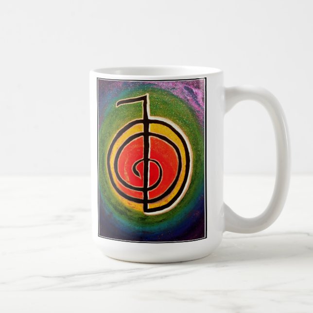 Caneca De Café Poder Cho-Ku-Rei de Reiki (Direita)