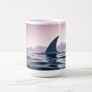 Caneca De Café Poder da Barbatana de Tubarão