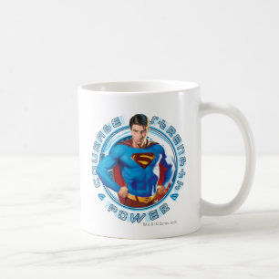 Caneca De Café Poder de Força de Coragem do Super-Homem