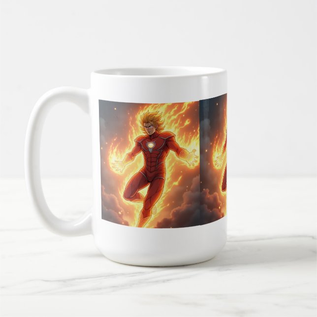 Caneca De Café Poder de Herói de Anime (Esquerda)