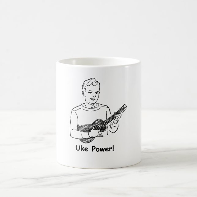 Caneca De Café Poder de Uke! (Centro)