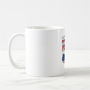 Caneca De Café Poder de Veterana Patriota Desenho de Camisa Vinta