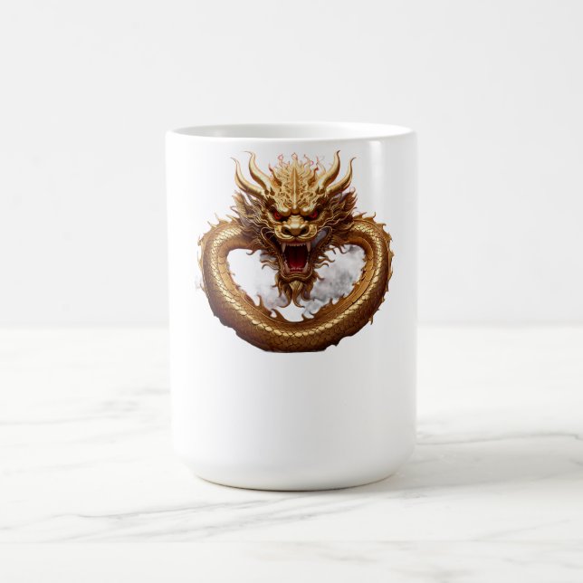 Caneca De Café Poder do Dragão Chinês (Centro)