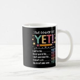 Caneca De Café Poder do Professor Ainda Mentalidade de Cresciment