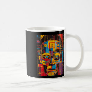 Caneca De Café Poderoso Abstrato Cultural Man Sticker
