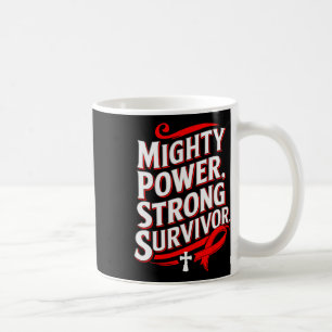 Caneca De Café Poderoso Forte Sobrevivente Conscientização Câncer