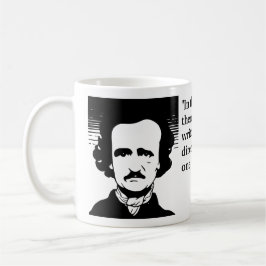 Caneca De Café Poe Citação sobre Histórias Curtas de Escrevendo