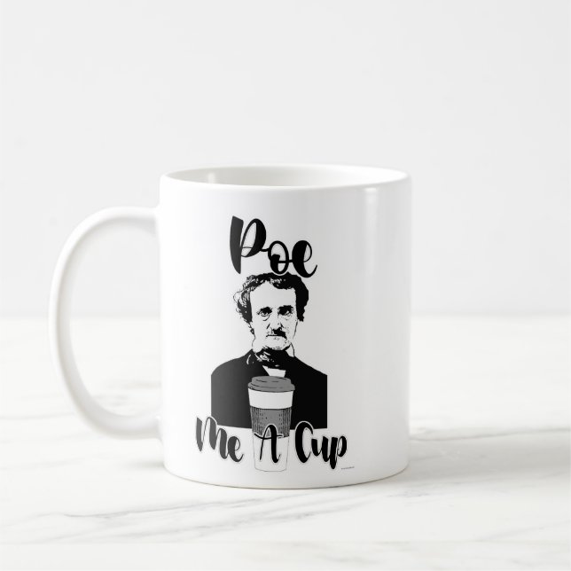 Caneca De Café Poe-Me Um Autor Clássico Da Taça (Esquerda)