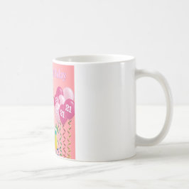 Caneca De Café Poema da neta do aniversário de 21 anos