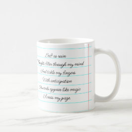 Caneca De Café Poema Motivacional Eu Sou Um Gravador Personalizad