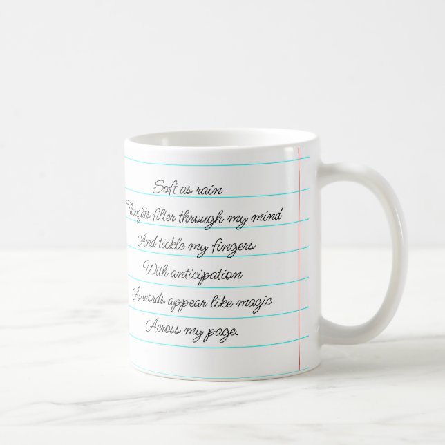 Caneca De Café Poema Motivacional Eu Sou Um Gravador Personalizad (Direita)