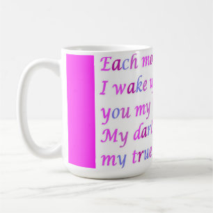 Caneca De Café Poema para um amado, mestiço de rico