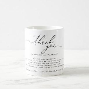 Caneca De Café Poema Personalizado Obrigado