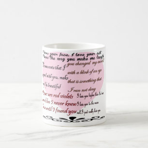 Caneca De Café poemas do amor, poesia do amor
