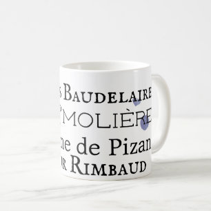 Caneca De Café Poetas Franceses Café Mug