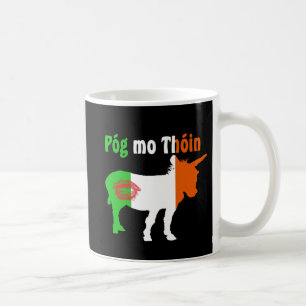 Caneca De Café Pog Mo Thoin - Humor Irlandês