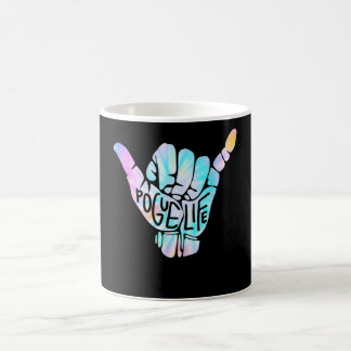 Caneca De Café Pogue Life Shaka Hand Hang Loose Tie Dye
