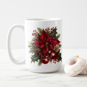 Caneca De Café Poinsettia Café Mug